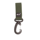 Porte-mousqueton Mil-Tec MOLLE en polypropylène largeur 2,5 cm longueur 7 cm avec auto-agrippant