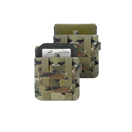 Porte-plaques latéraux Agilite Flank en polyamide 500D pour plaques 6 x 6 ou 6 x 8 pouces
