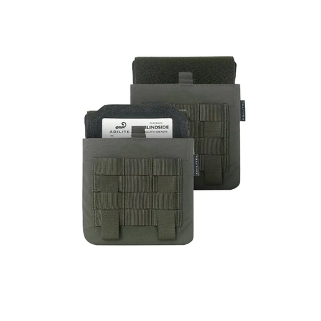 Porte-plaques latéraux Agilite Flank en polyamide 500D pour plaques 6 x 6 ou 6 x 8 pouces
