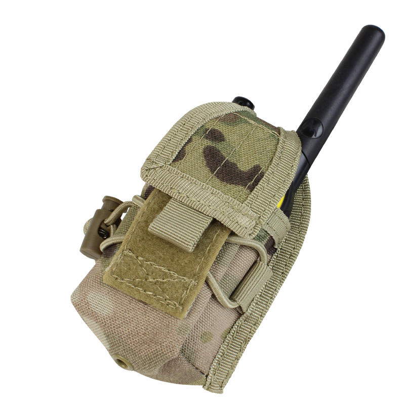 Porte-radio Condor HHR Pouch 10 x 5 cm cordon de serrage et fixation multiple