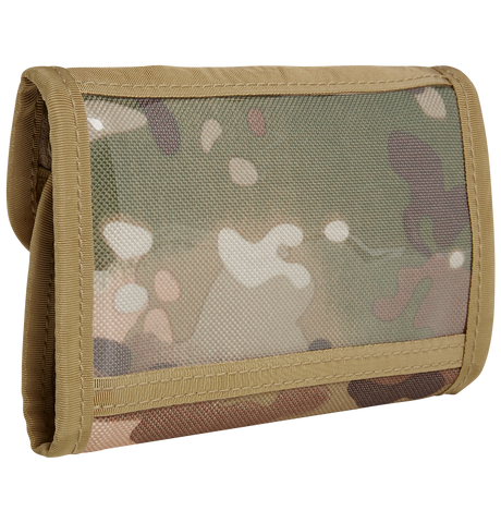 Portefeuille Brandit Two polyester 600D six rangements carte deux fenêtres 9 x 14 x 1 cm