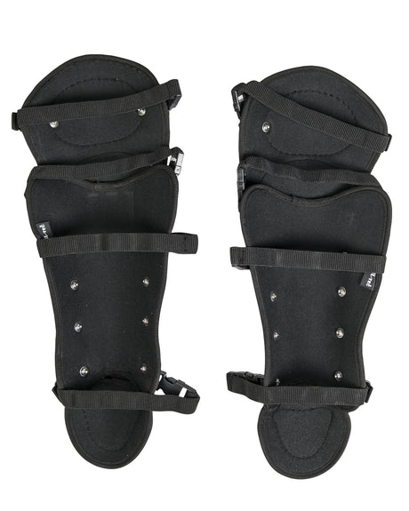 Protège-tibia Mil-Tec Anti Riot à coque polyéthylène, mousse EVA et fermetures rapides