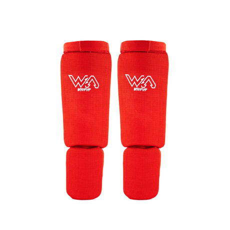 Protège-tibias et pieds Whipup Flama en coton à mousse haute densité taille XS à XL