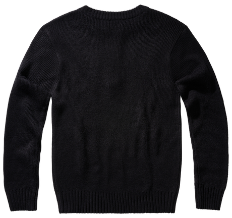 Pull Brandit Army en maille polyacrylique col rond à fermeture éclair et bords côtes