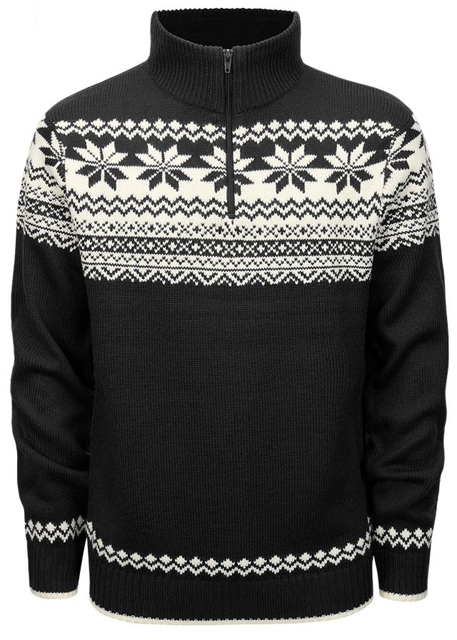 Pull Brandit Norwegian Troyer maille polyacrylique col doublé polaire coupe droite