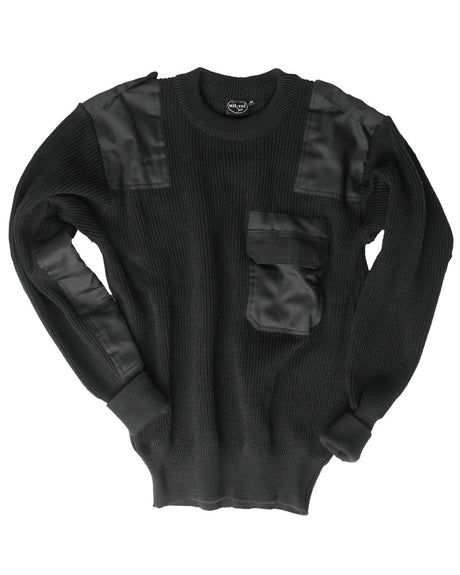 Pull Mil-Tec Bundeswehr en polyacrylique avec renforts de coudes et d'épaules