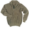 Pull Troyer Mil-Tec en polyacrylique 750 g/m² col à glissière et bords-côtes