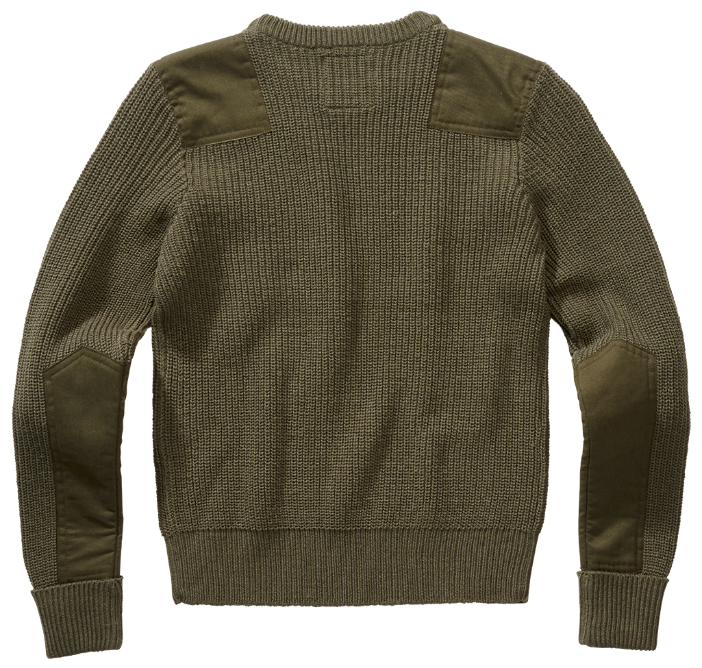 Pull enfant Brandit BW coudes et épaules renforcés poche de poitrine auto-agrippante