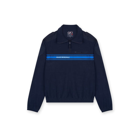 Pull polaire GK Professional renforts épaules et coudes poche poitrine à glissière