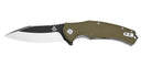 Couteau pliant QSP Snipe acier D2 lame 91 mm lame clip point fil lisse