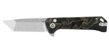 Couteau pliant QSP Grebe T 148F1 acier 14C28N lame 76 mm lame tanto