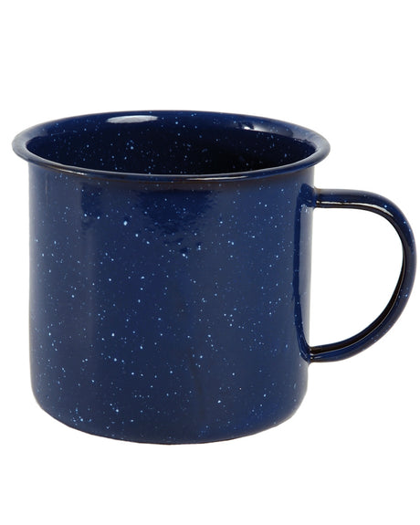 Quart Mil-Tec type Western en émail 680 ml hauteur 10 cm pour bivouac et camp