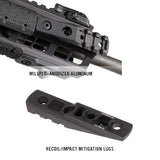 Rail cantilever M-LOK Magpul en aluminium anodisé 3 fentes pour lampe ou optique