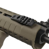 Rail cantilever M-LOK Magpul en polymère 3 fentes pour lampe d'arme ou optique