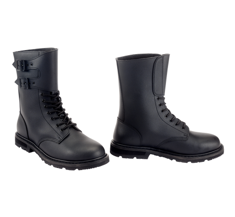 Rangers Brandit French Combat cuir 7 œillets guêtre cousue double boucle première EVA
