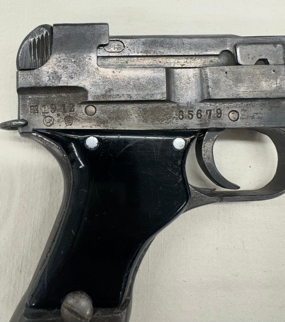 Rare Pistolet Nambu Type 94 64679 pour pilotes et tankistes japonais