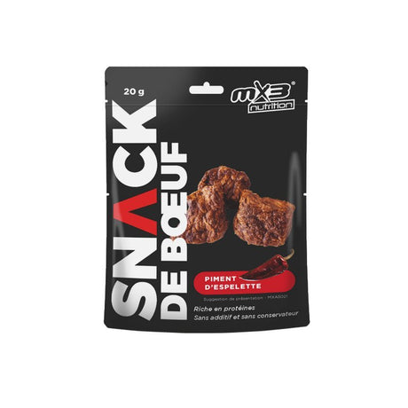 Ration lyophilisée SNACK BOEUF AIL PIMENT D - ESPELETTE MX3 Aventure - Autre - Welkit.com