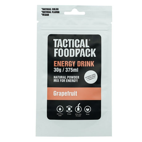 Ration lyophilisée Tactical Foodpack Boisson énergétique Pamplemousse