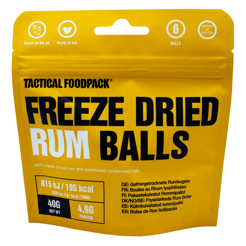 Ration lyophilisée Tactical Foodpack Boules de Rhum prêtes à manger
