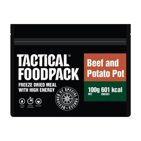 Ration lyophilisée Tactical Foodpack Parmentier de Bœuf 601 Kcal