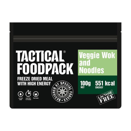 Ration lyophilisée PÂTES VÉGÉTARIENNES 551 KCAL Tactical Foodpack - Autre - Welkit.com