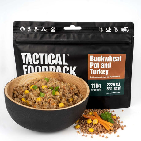 Ration lyophilisée Tactical Foodpack Potée de sarrasin dinde