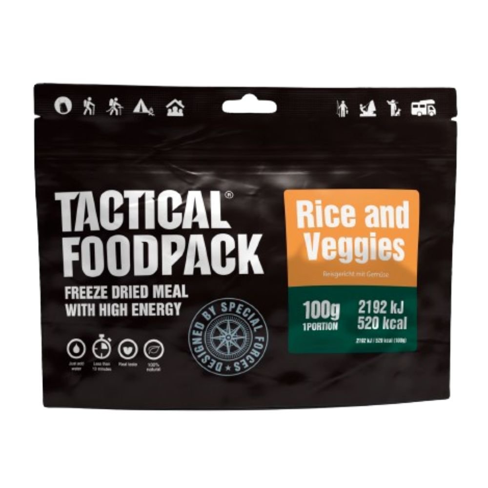Ration lyophilisée Tactical Foodpack Riz & Légumes