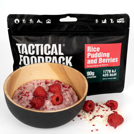 Ration lyophilisée Tactical Foodpack Riz au lait & Baies