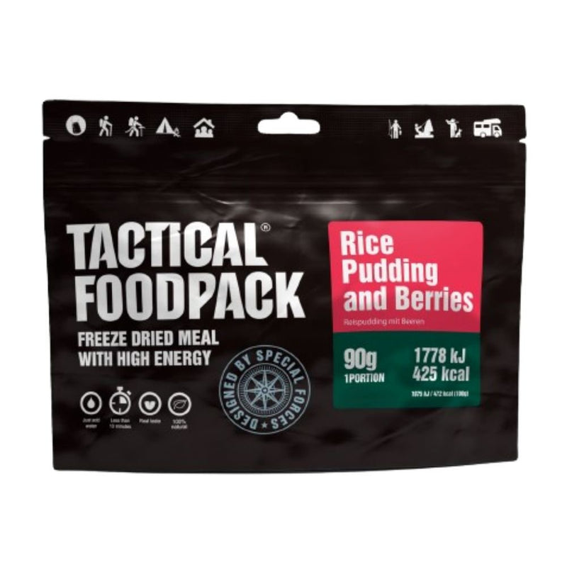 Ration lyophilisée Tactical Foodpack Riz au lait & Baies 427 kcal