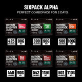 Ration lyophilisée Tactical Foodpack SIX PACK ALPHA