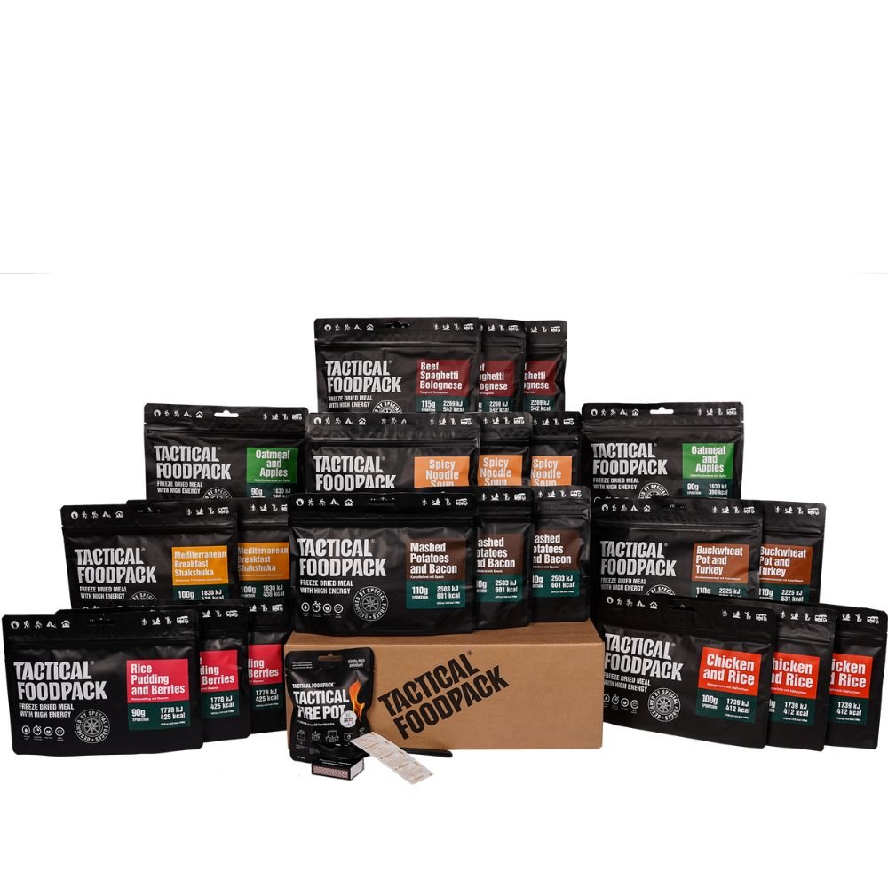 Ration lyophilisée Tactical Foodpack SOS Food Supply avec viande