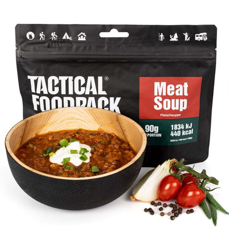 Ration lyophilisée Tactical Foodpack Soupe de Viande