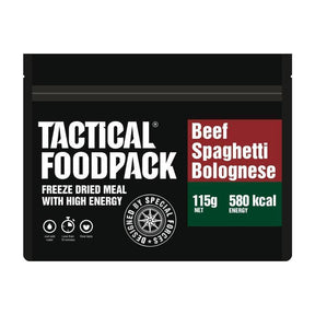 Ration lyophilisée Tactical Foodpack Spaghettis Bolognaise 507 kcal