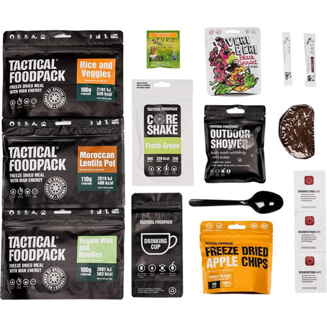 Ration lyophilisée Tactical Foodpack Vegan 3 Repas