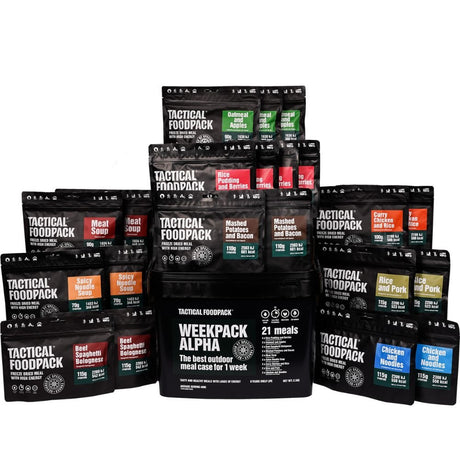 Ration lyophilisée Tactical Foodpack WEEKPACK ALPHA