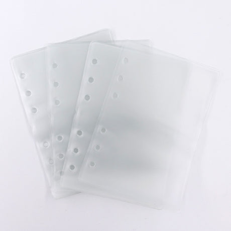 Recharge de 10 pochettes plastifiées six trous Opex pour classeur A6 14,8 x 10,5 cm