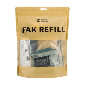 Recharge pour trousse de secours IFAK Rhino Rescue 7 pièces