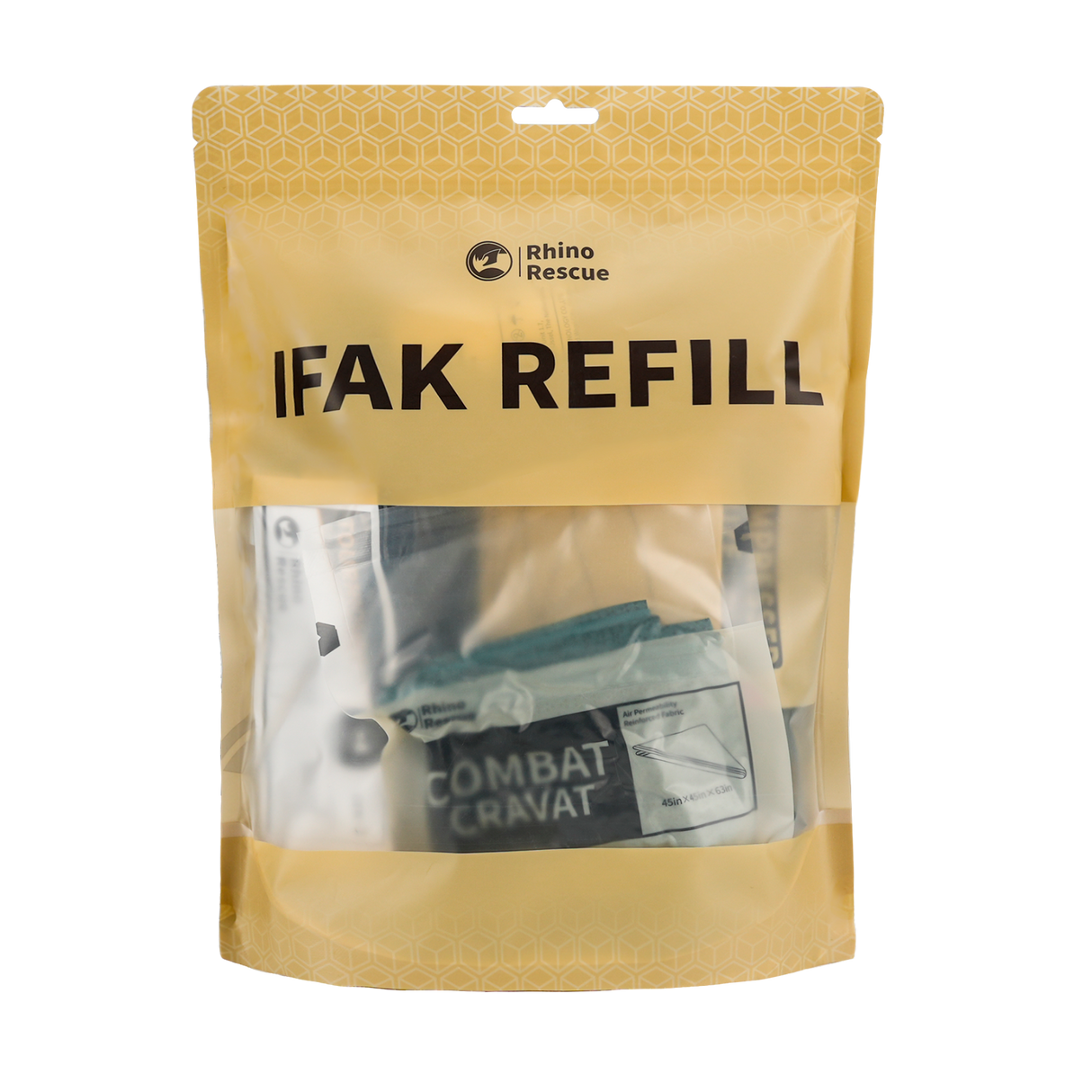 Recharge pour trousse de secours IFAK Rhino Rescue 10 pièces