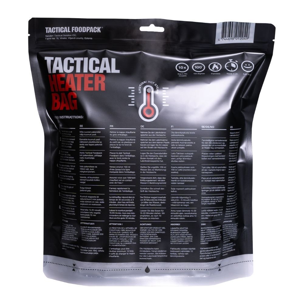 Accessoire de survie SAC DE RÉCHAUFFAGE AVEC ÉLÉMENTS Tactical Foodpack - Autre - Welkit.com