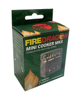 Réchaud pliant BCB FireDragon Mini Cooker MK2 en métal avec pare-vent réglable