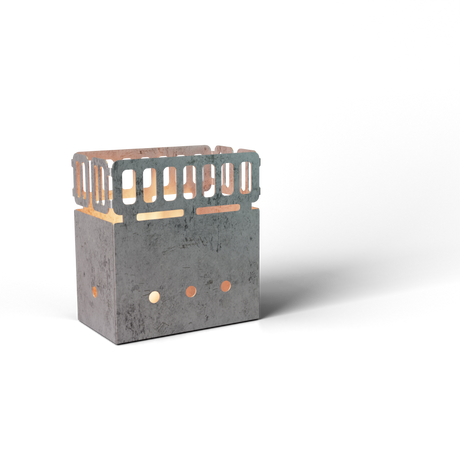 Réchaud pliant BCB FireDragon Mini Cooker MK2 en métal avec pare-vent réglable