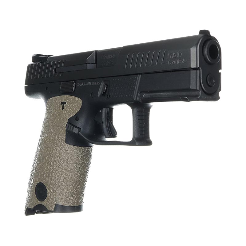 Revêtement de poignée Talon Grip en caoutchouc pour CZ P10 Compact 9 mm dos petit