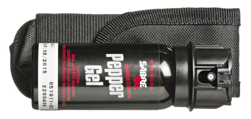 Aérosol lacrymogène en gel Sabre Red MK-3 Crossfire 45 ml 1,33 % MC avec étui