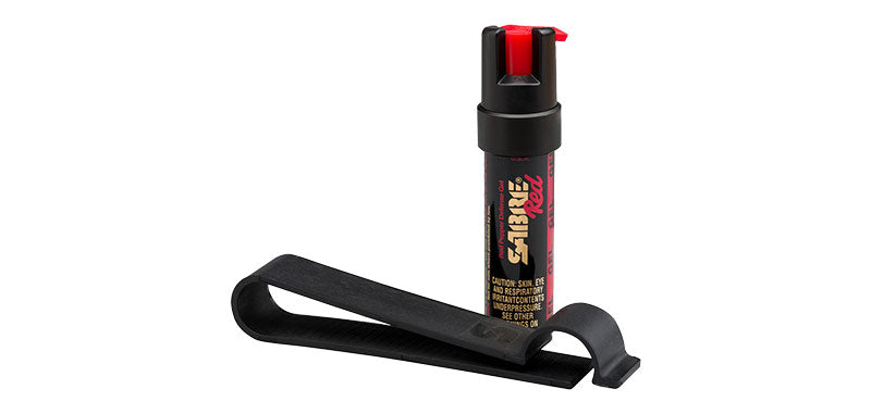 Aérosol lacrymogène Sabre Red P22 portée 3,7 mètres jusqu'à 35 giclées
