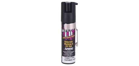 Spray marqueur Sabre Red Defence I.D. 19 ml colorant violet et traceur UV