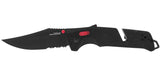 Couteau pliant SOG Trident AT crant acier CRYO D2 lame 94 mm lame clip point