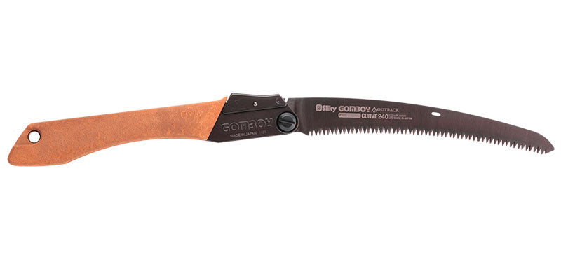 Scie Silky Gomboy Curve pliante 752-24 acier SK-4 lame 240 mm pour le travail en extérieur