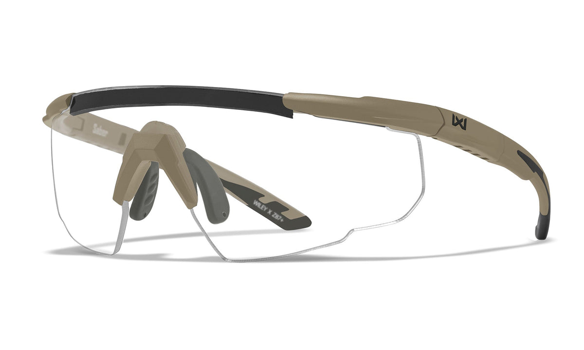 Monture de rechange Wiley X Saber Advanced semi-cerclée en nylon Triloid sans écran