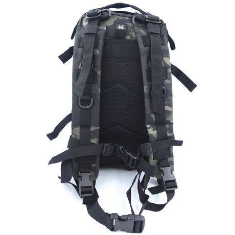 Sac à dos 27 L Assault Pack polyester 600D MOLLE à découpe laser