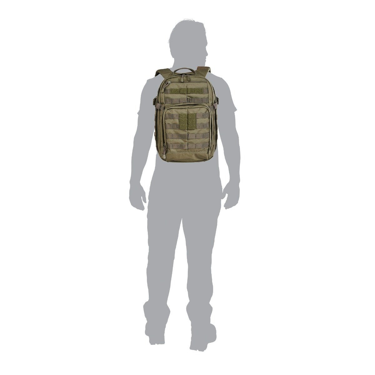 Sac à dos 5.11 Tactical RUSH 12 2.0 24 L en nylon hydrofuge avec compartiment ordinateur